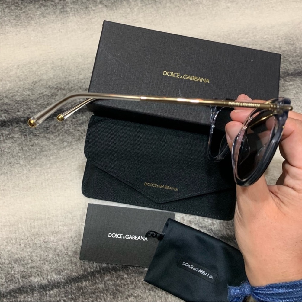 Dolce & Gabbana Cat Eye DG4340 Sunglasses - Picture 9 of 11